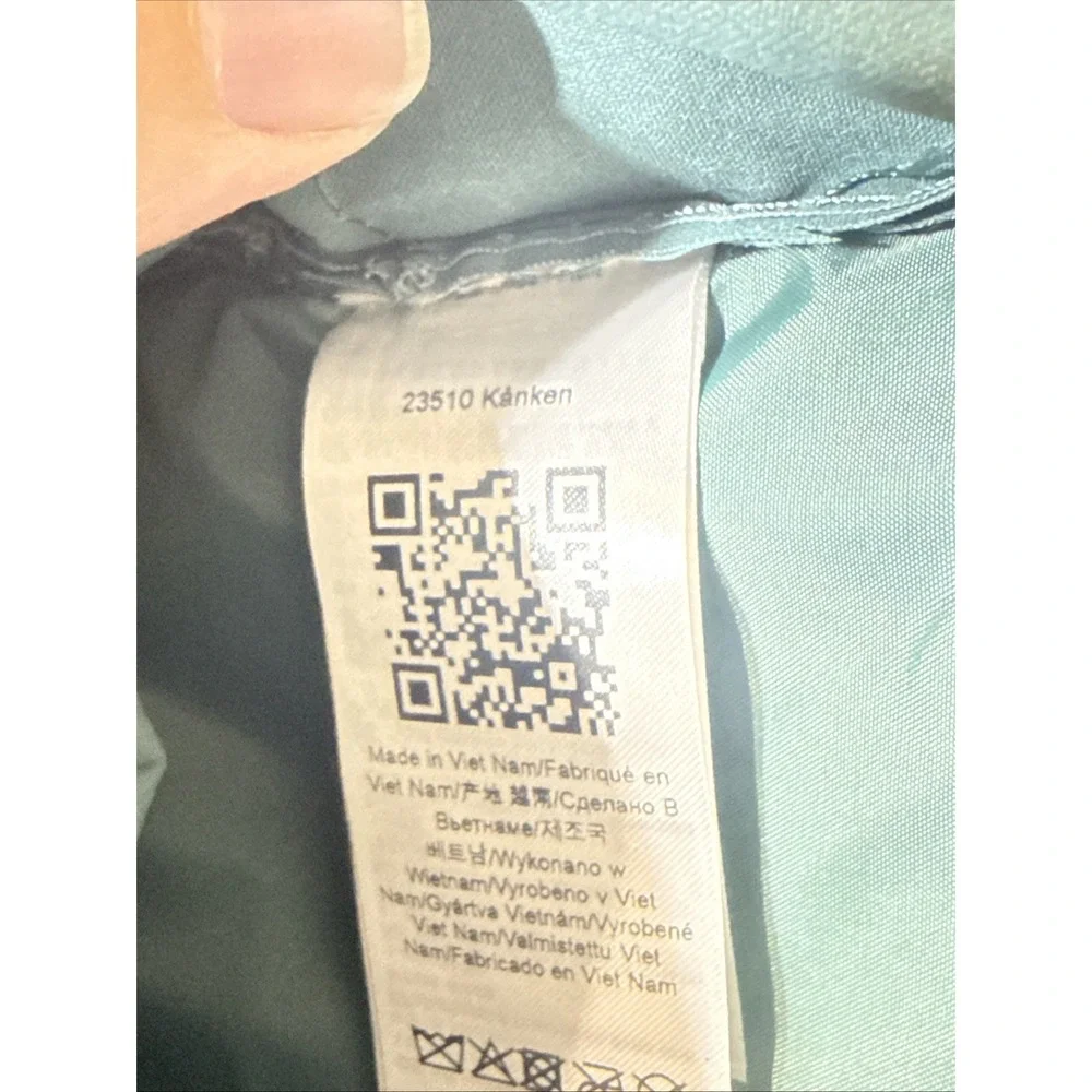 Fjallraven Kanken Mini Frost Green Confetti Backpack 23510 Rare Poke dot